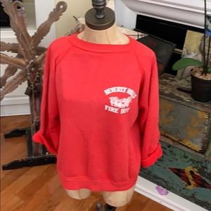 Vintage Beverly Hills fire dept. sweatshirt sz s